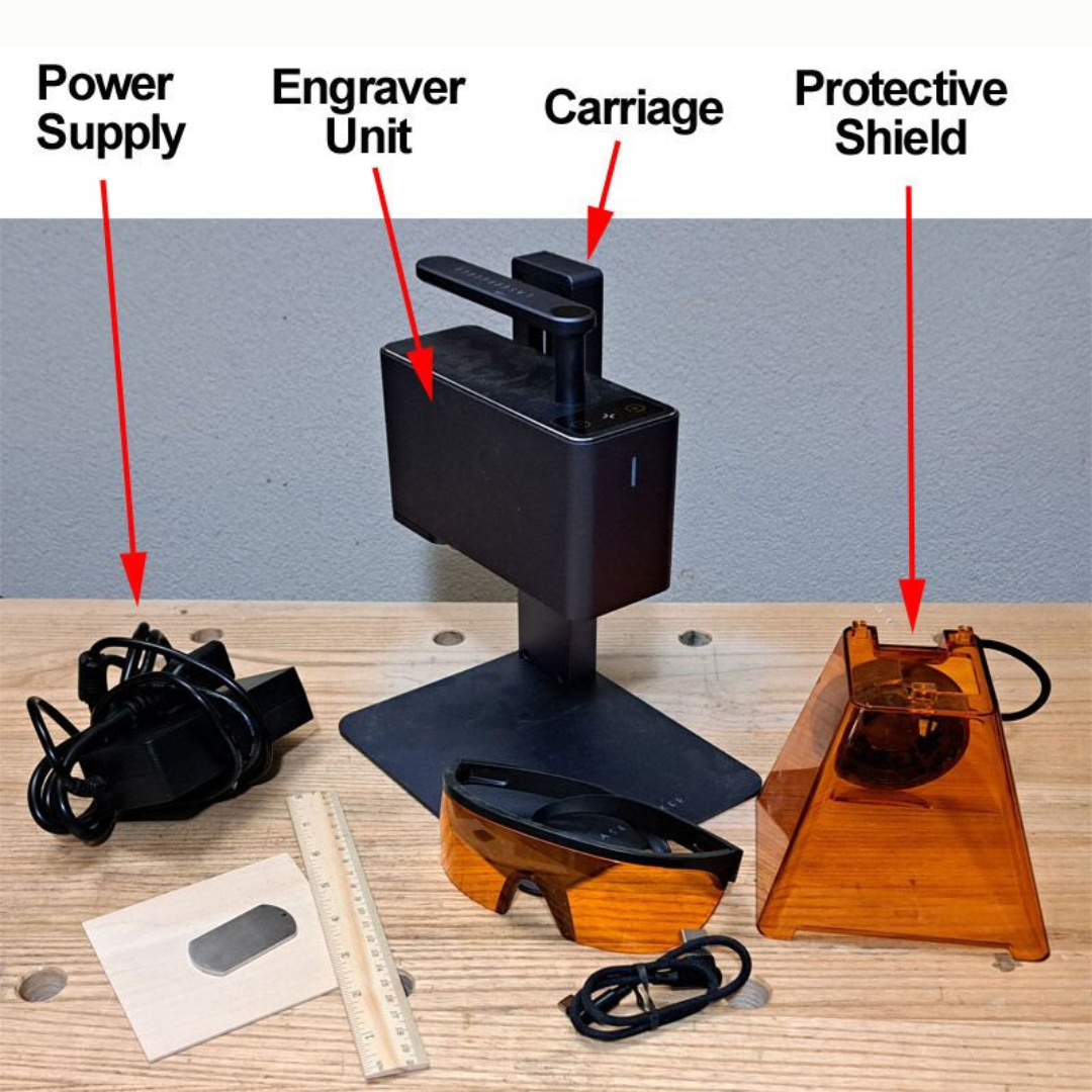 Ultimate DIY Engraving Tool – LASERPECKER LP2 Bluetooth Laser Cutter with 5W Precision Power