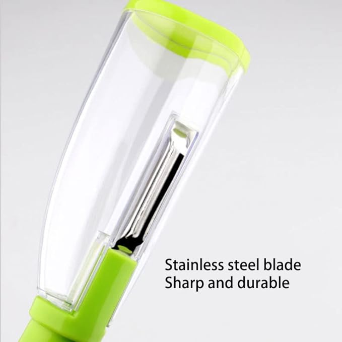 Peeler for vegetables and fruits- Perfect collector of peels