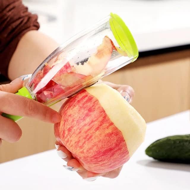 Peeler for vegetables and fruits- Perfect collector of peels