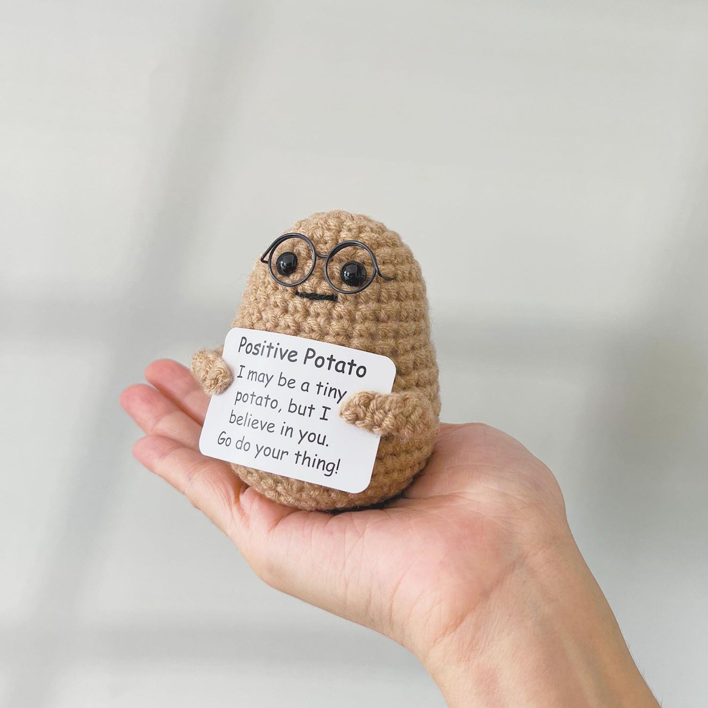 Positive Potato With Glasses