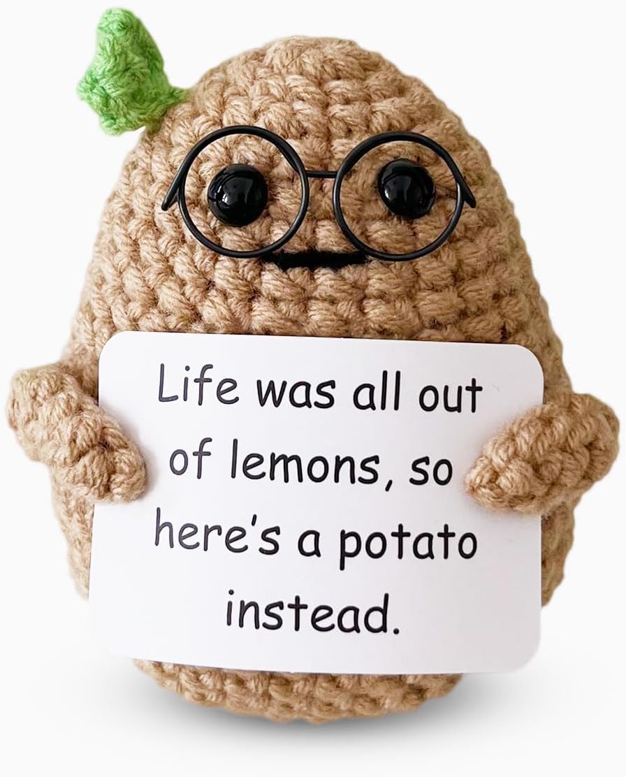 Positive Potato With Glasses