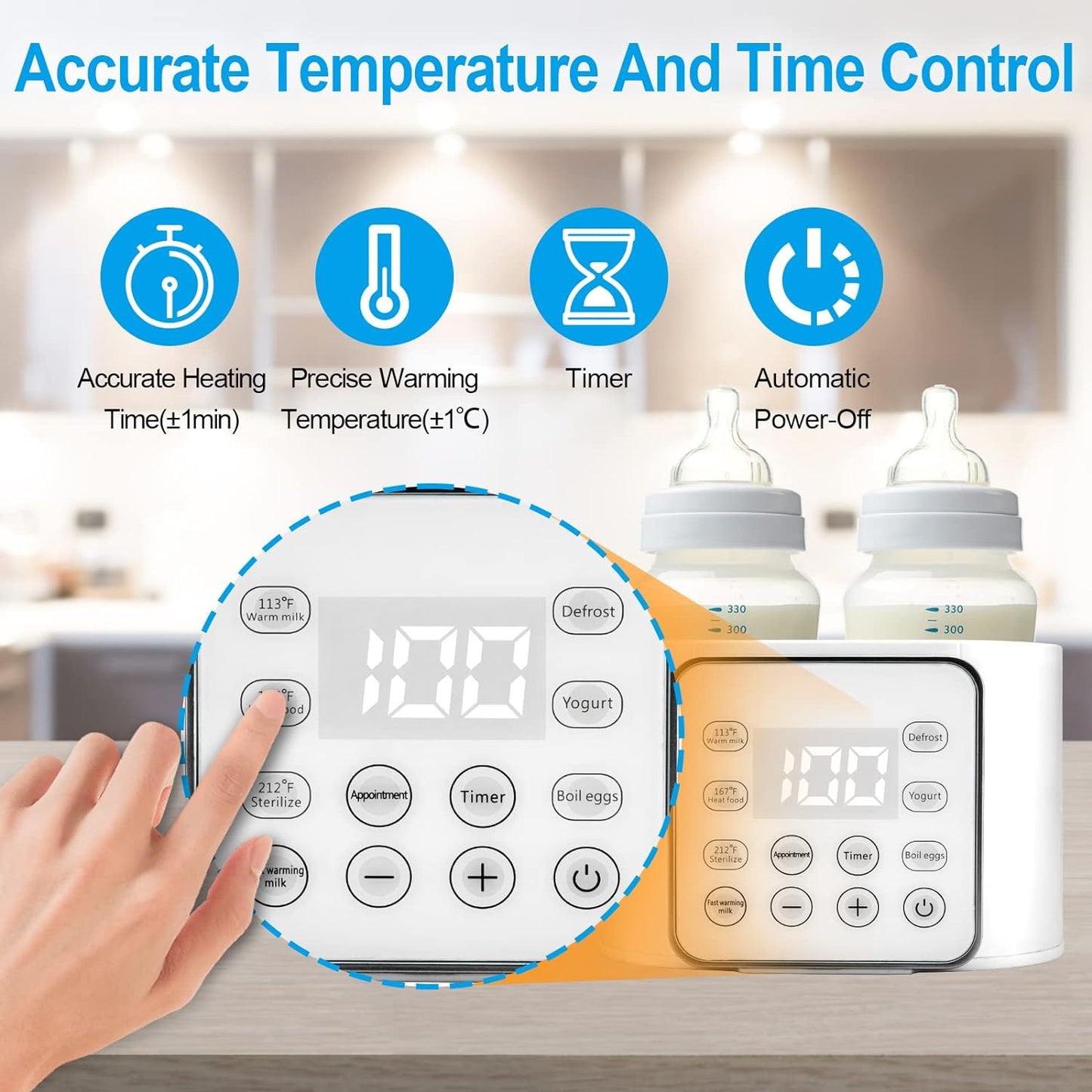 9-in-1 Multi-function Baby Food Heater and Warmer