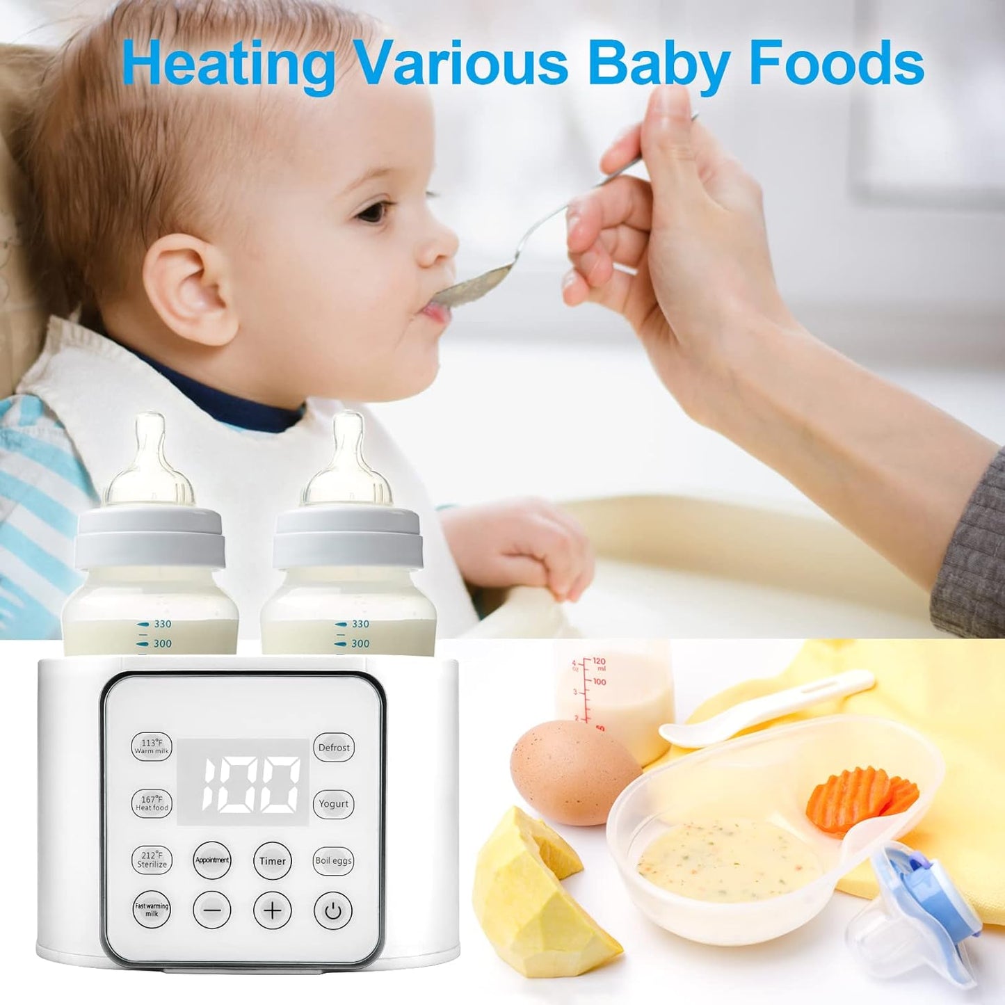 9-in-1 Multi-function Baby Food Heater and Warmer