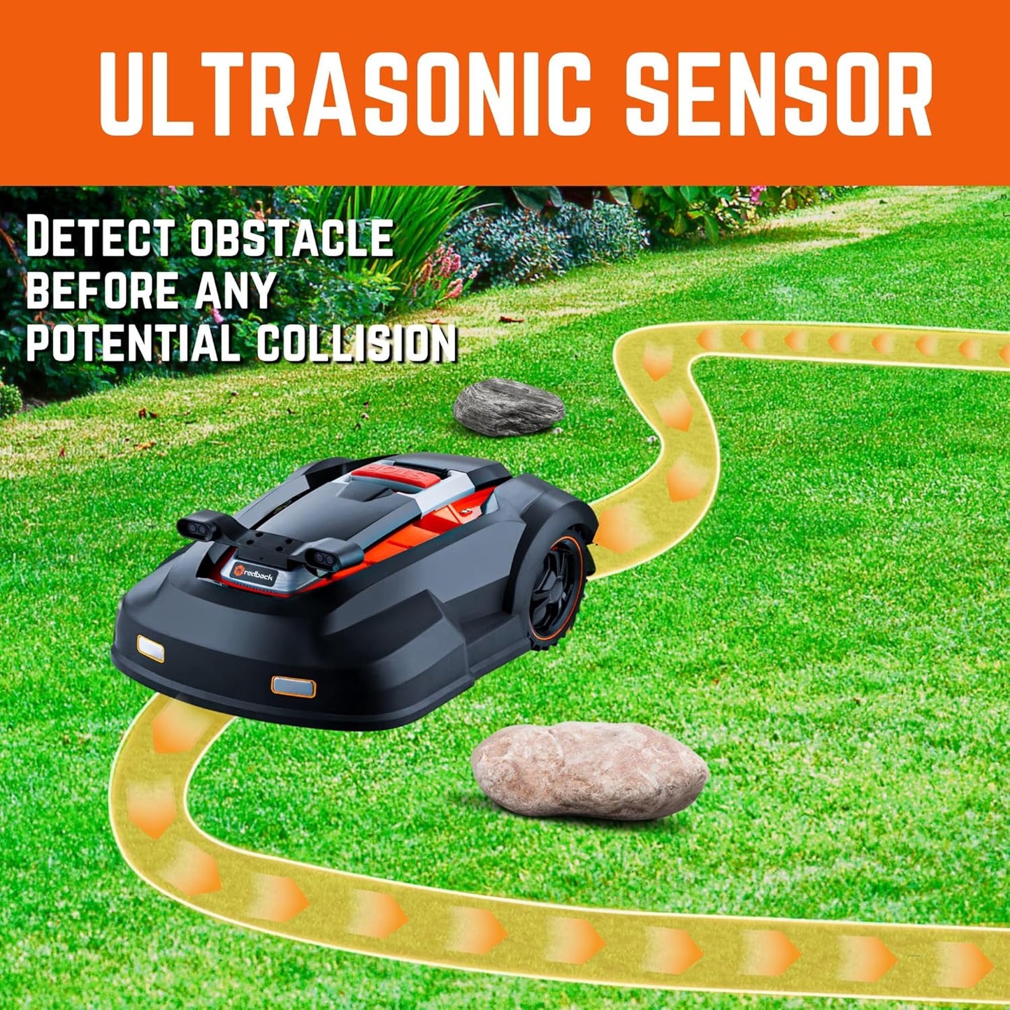 Smart Precision Robotic Mower – Premium 2024 Tech, Silent 65dBA, DIY Kit, Mows ¼ Acre & Steep Slopes