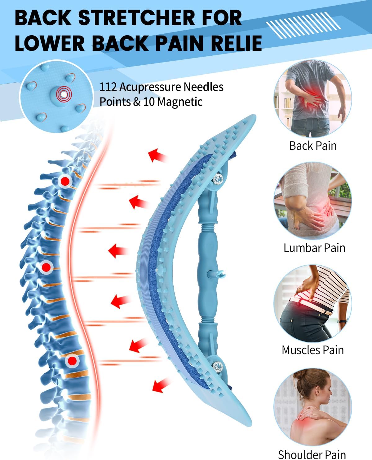 Back Stretcher for Pain Relief