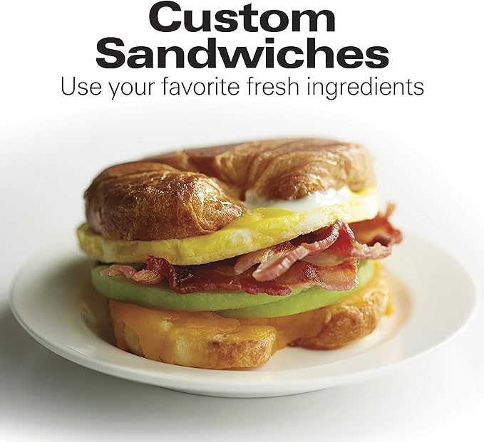 Beach Breakfast Sandwich Maker with Egg Cooker Ring