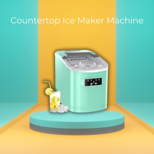 Countertop Ice Maker Machine, 9 Cubes Ready in 6 Mins