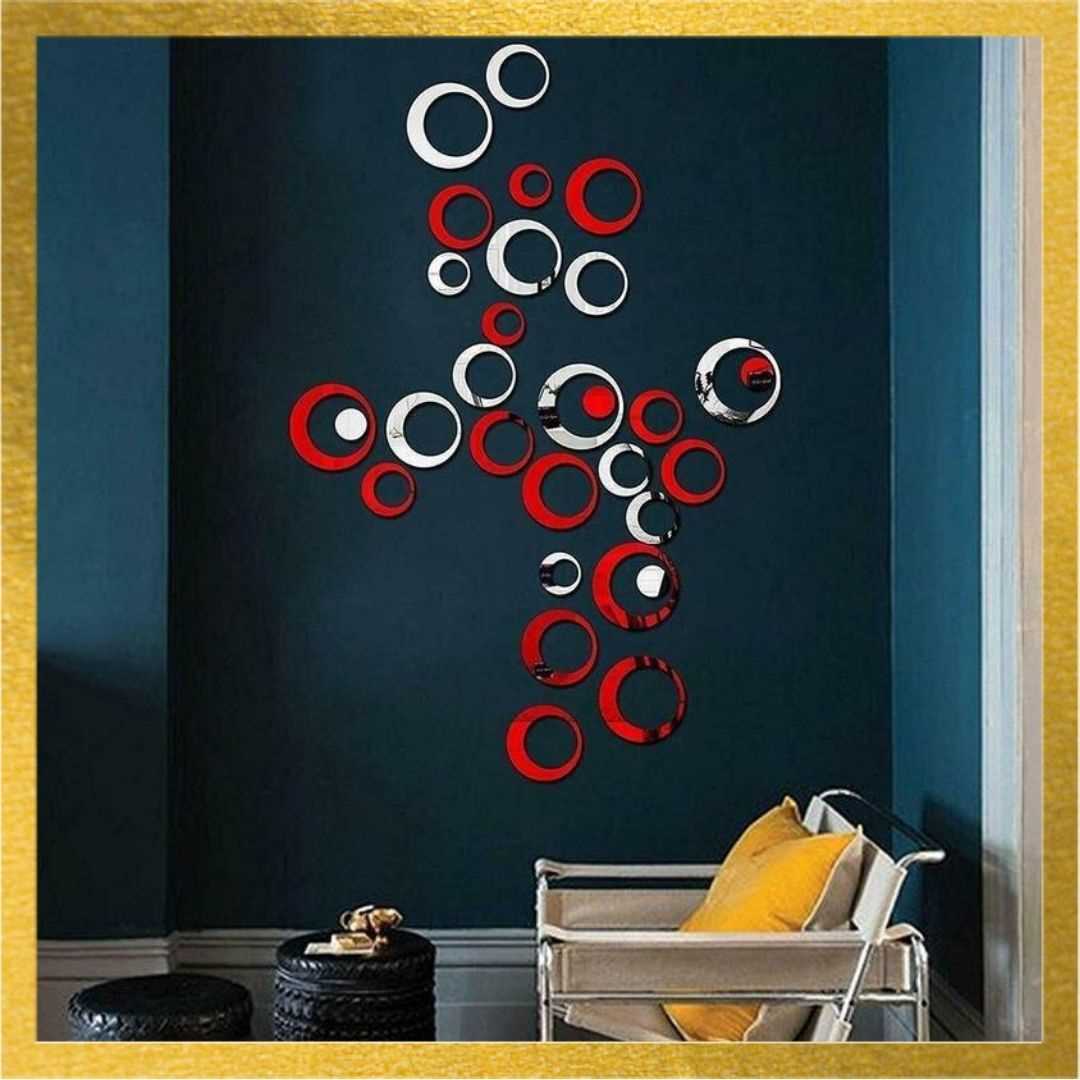 3D DIY circle wall sticker