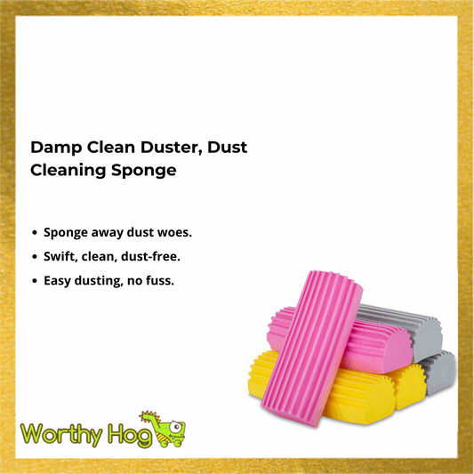 Damp Clean Duster, Dust Cleaning Sponge (Pack of 6)