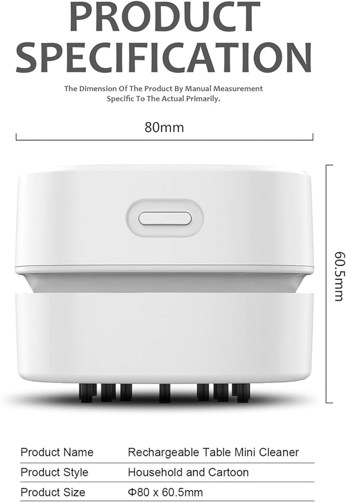 Desktop Vacuum Cleaner, Mini Table dust Sweeper