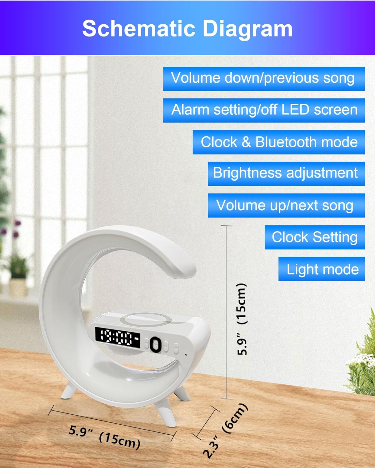 G Shaped Wireless Speaker