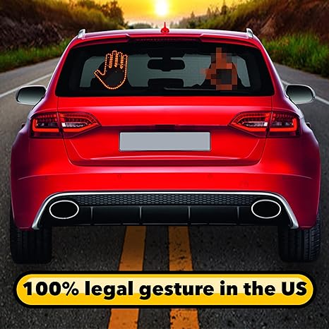 Hand Gesture Car Light Vehicle Accessories