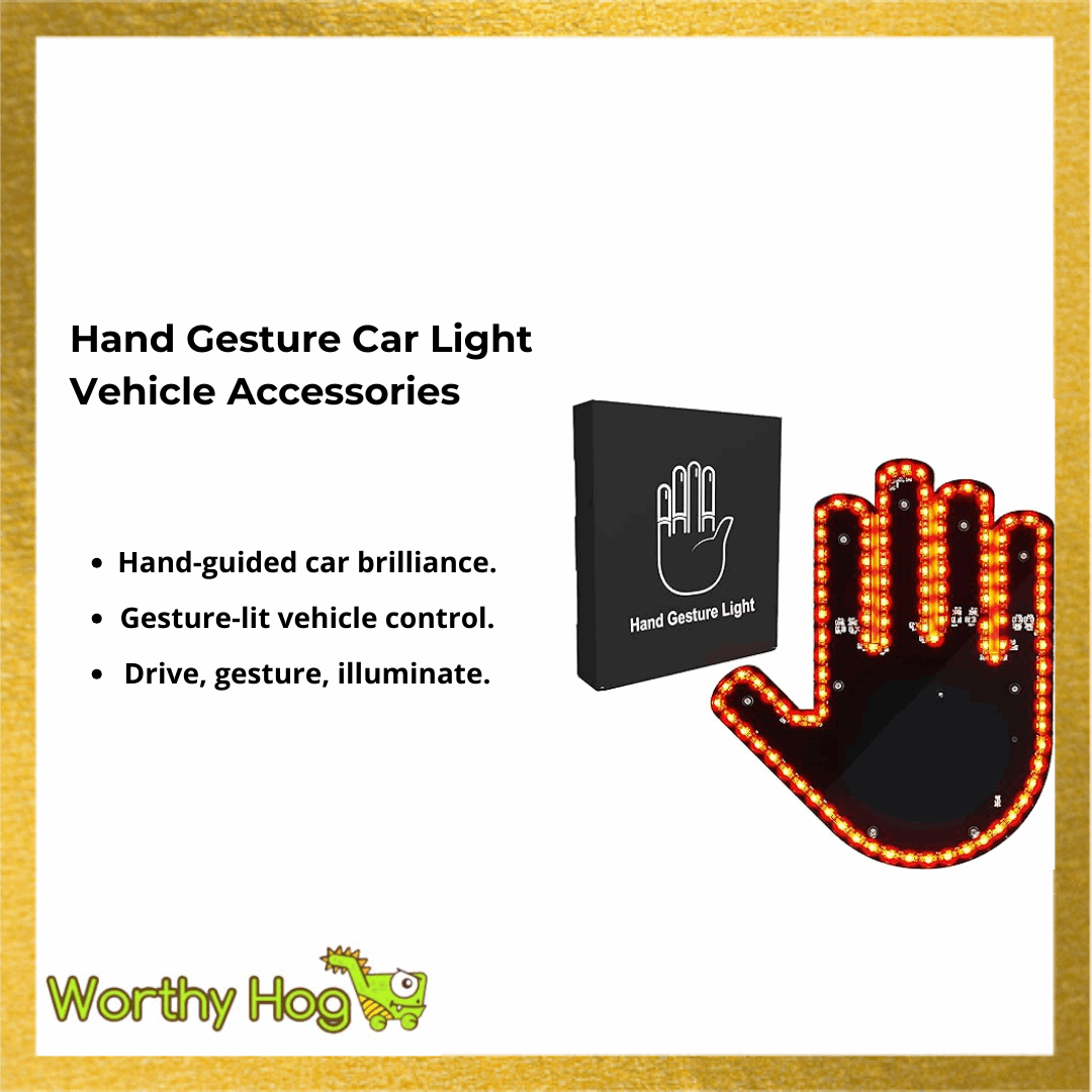 Hand Gesture Car Light Vehicle Accessories