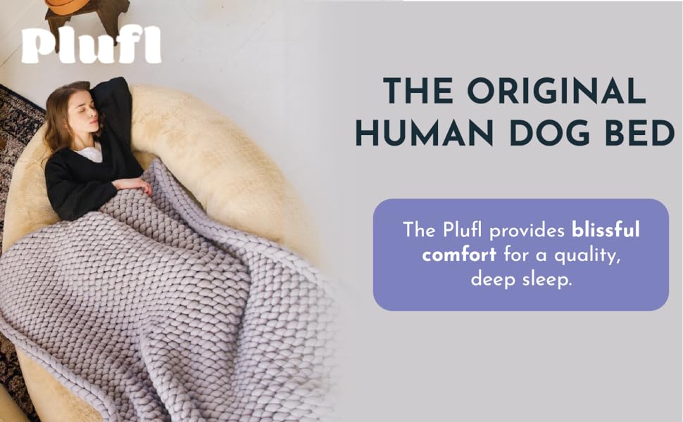 Human Dog Bed for Adults, Kids, and Pets