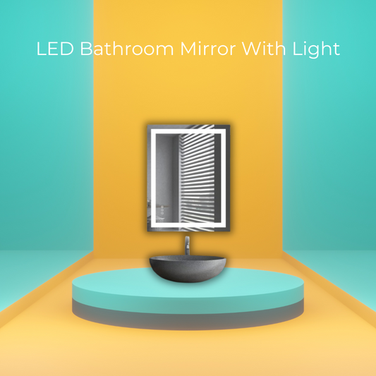 LED Bathroom Mirror with Front and Backlight