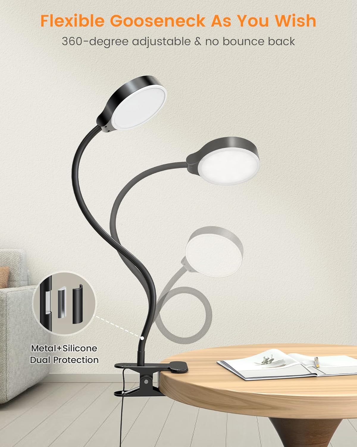 LED Reading Clip on Light