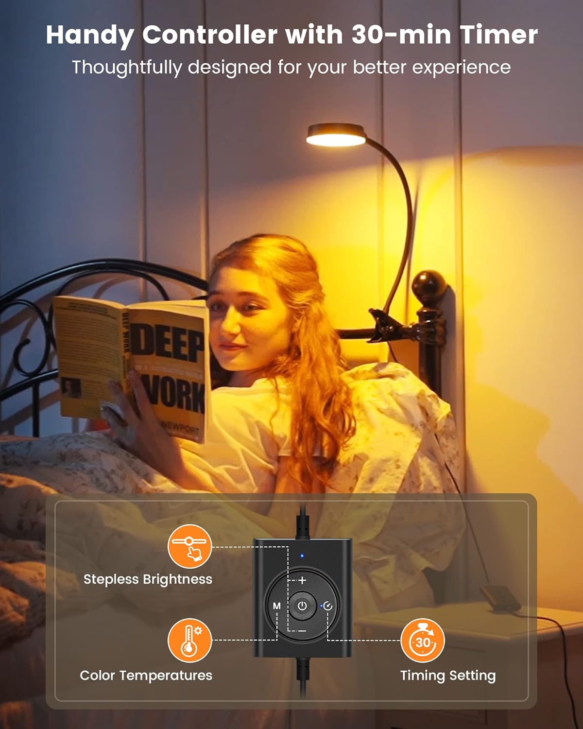 LED Reading Clip on Light