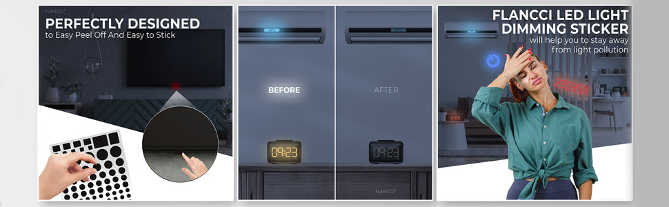 Light Blocking Stickers, Light Dimming LED Filters