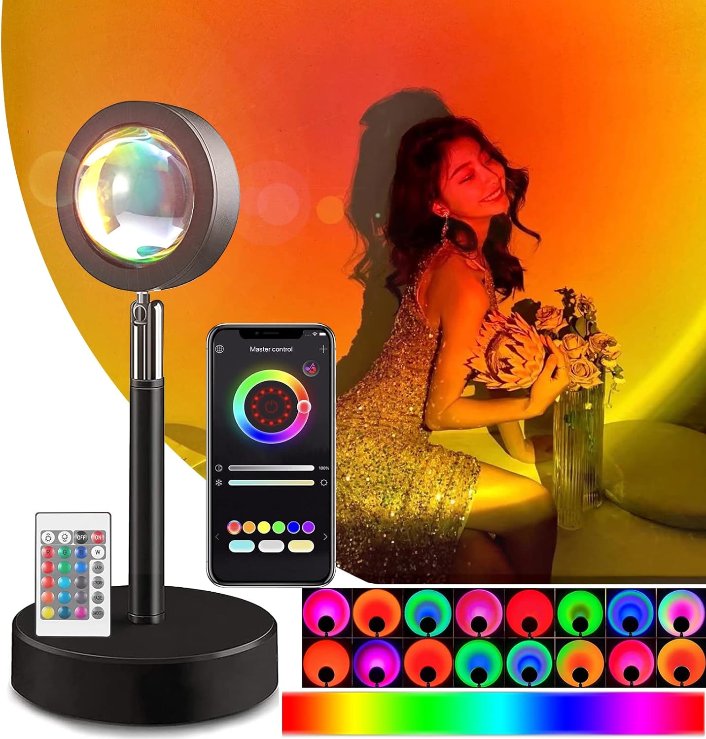 Mood Light Projection With Multiple Functions