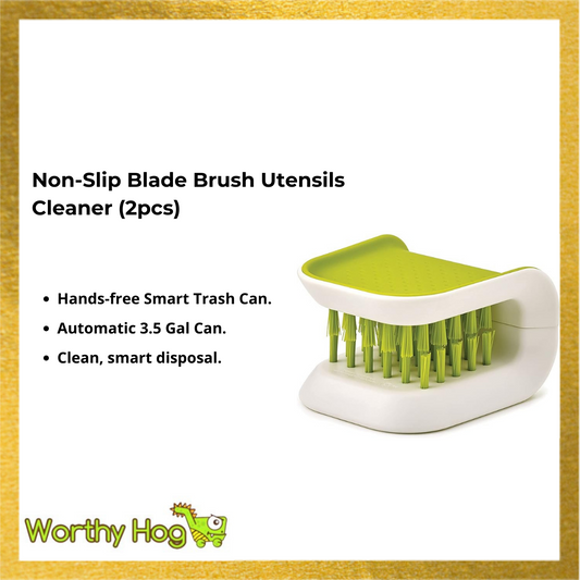 Non-Slip Blade Brush Utensils Cleaner (2pcs)
