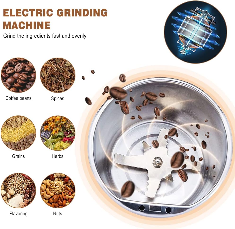 Portable Coffee Bean Herb Grinder
