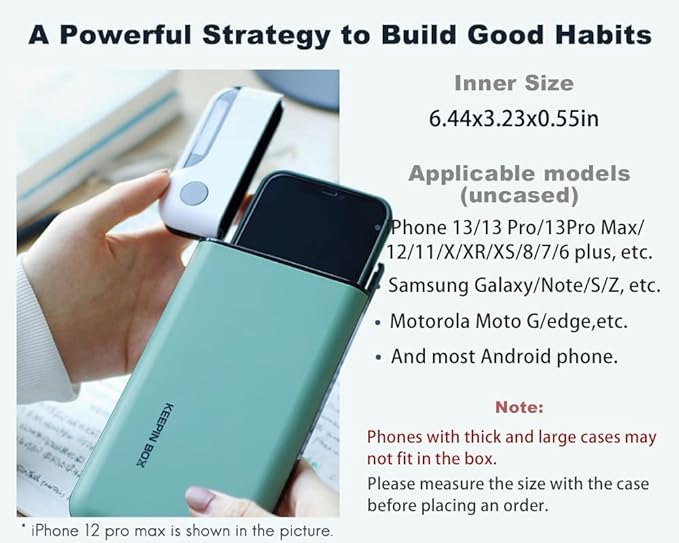 Portable Lock Box with Timer for Phone