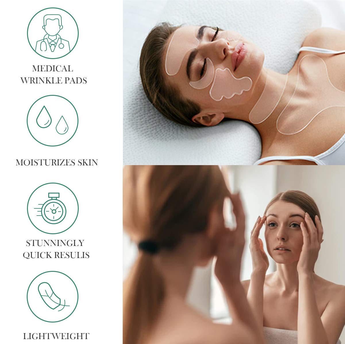 Reusable Anti Wrinkle Chest Pads
