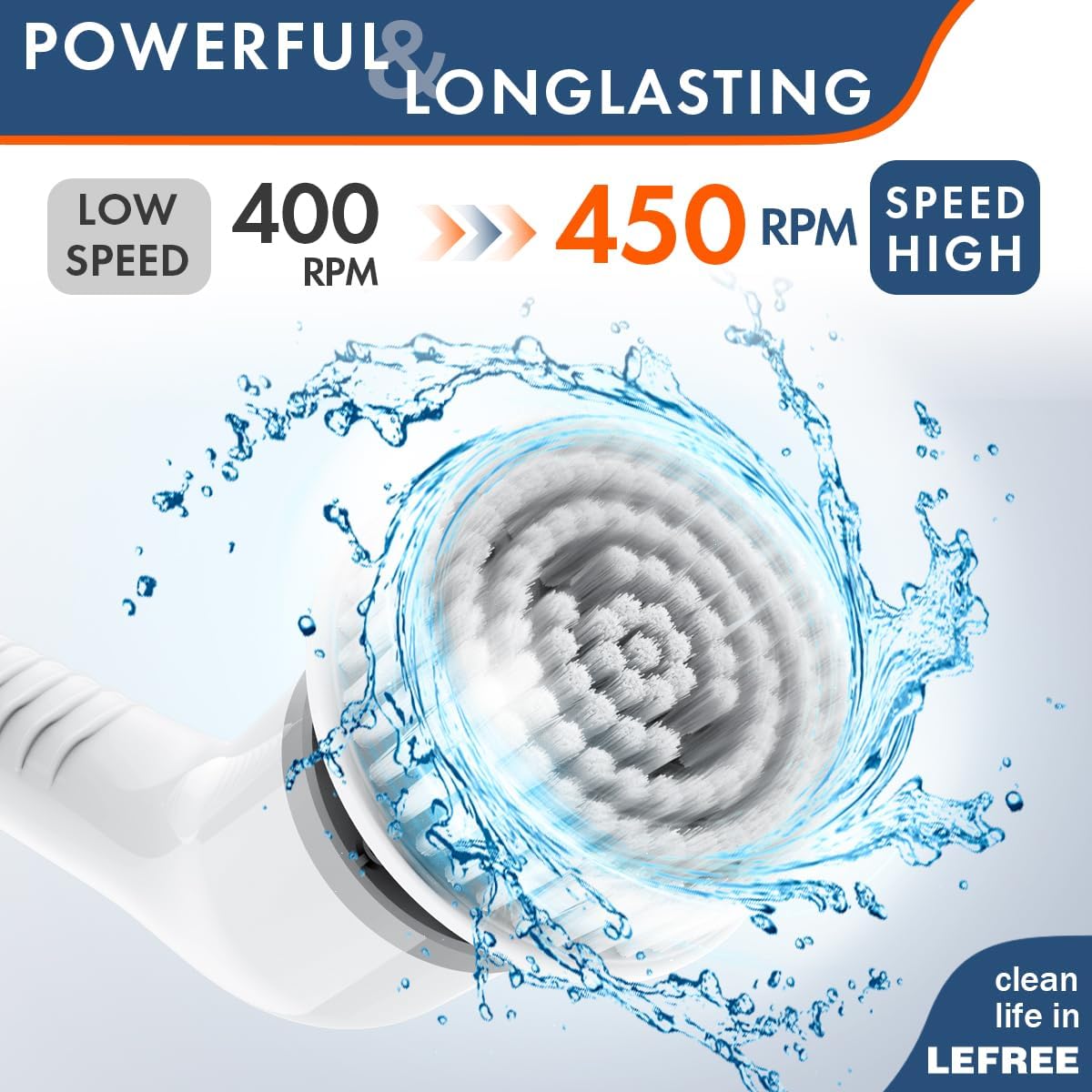 Cordless Scrub Brush with 8 Attachments