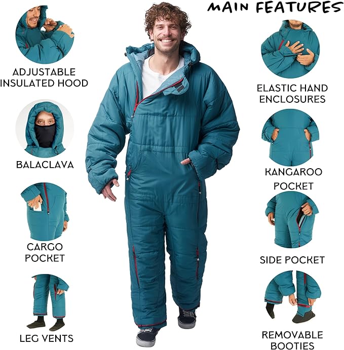 Wearable Sleeping Bag - Outdoor and Indoor Sleeping Bags