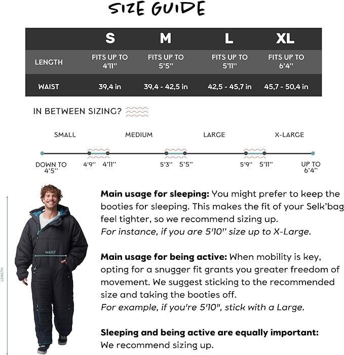 Wearable Sleeping Bag - Outdoor and Indoor Sleeping Bags