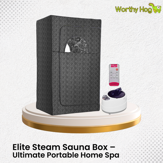 Elite Steam Sauna Box – Ultimate Portable Home Spa with Powerful 2L Steamer