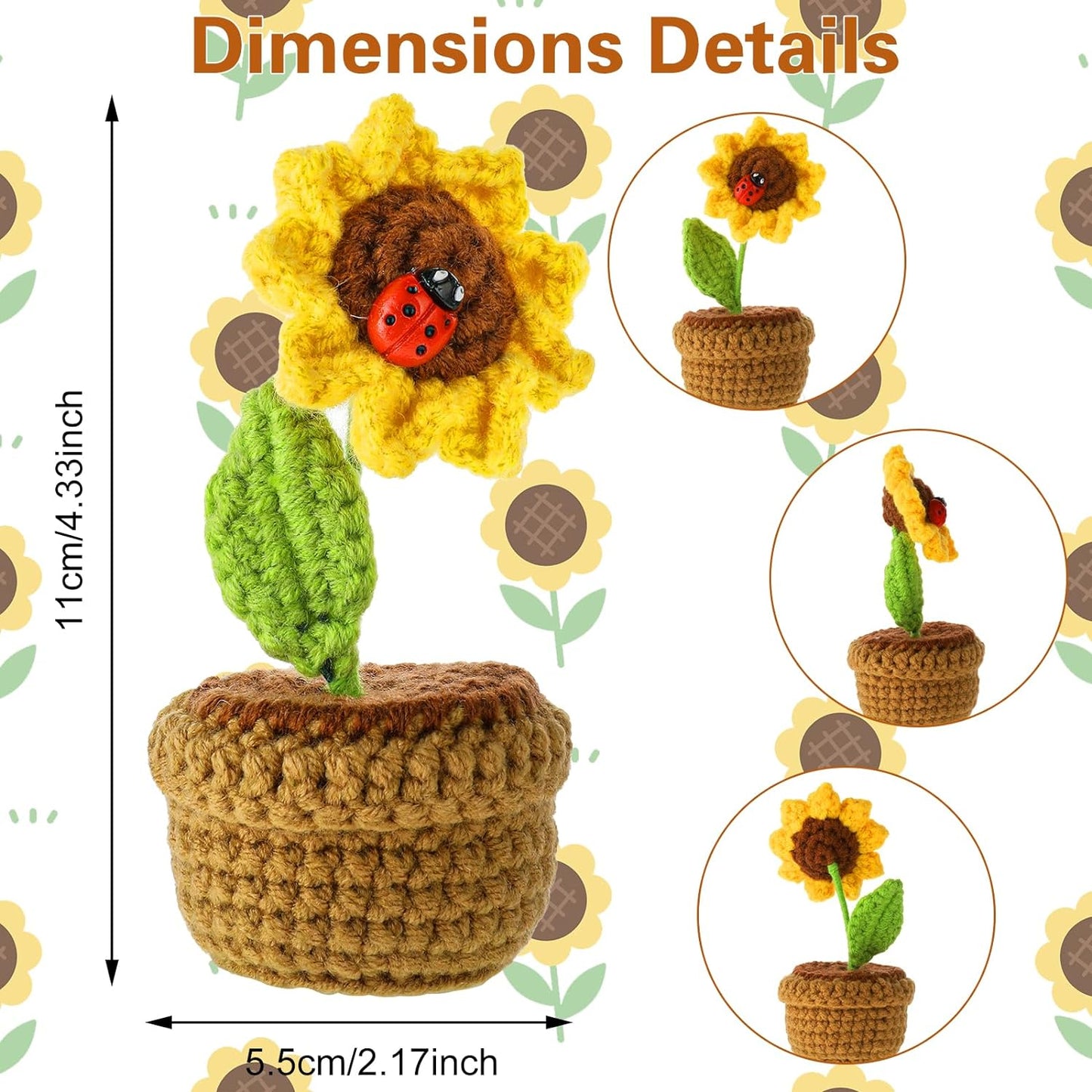 Positive Potato with Sunflower Pot