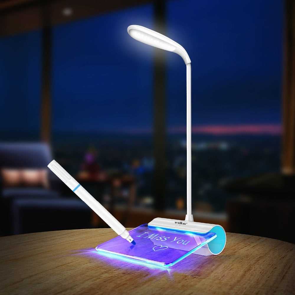 Desk Lamp LED Light with Message Board - worthyhog