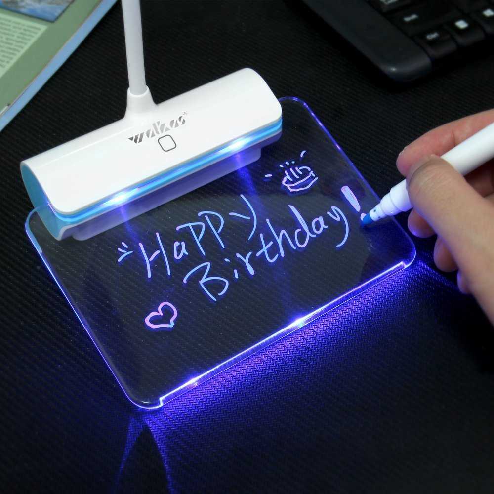Desk Lamp LED Light with Message Board - worthyhog