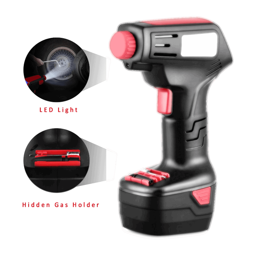 Cordless Air Compressor Inflator  Pump with Digital LCD - worthyhog