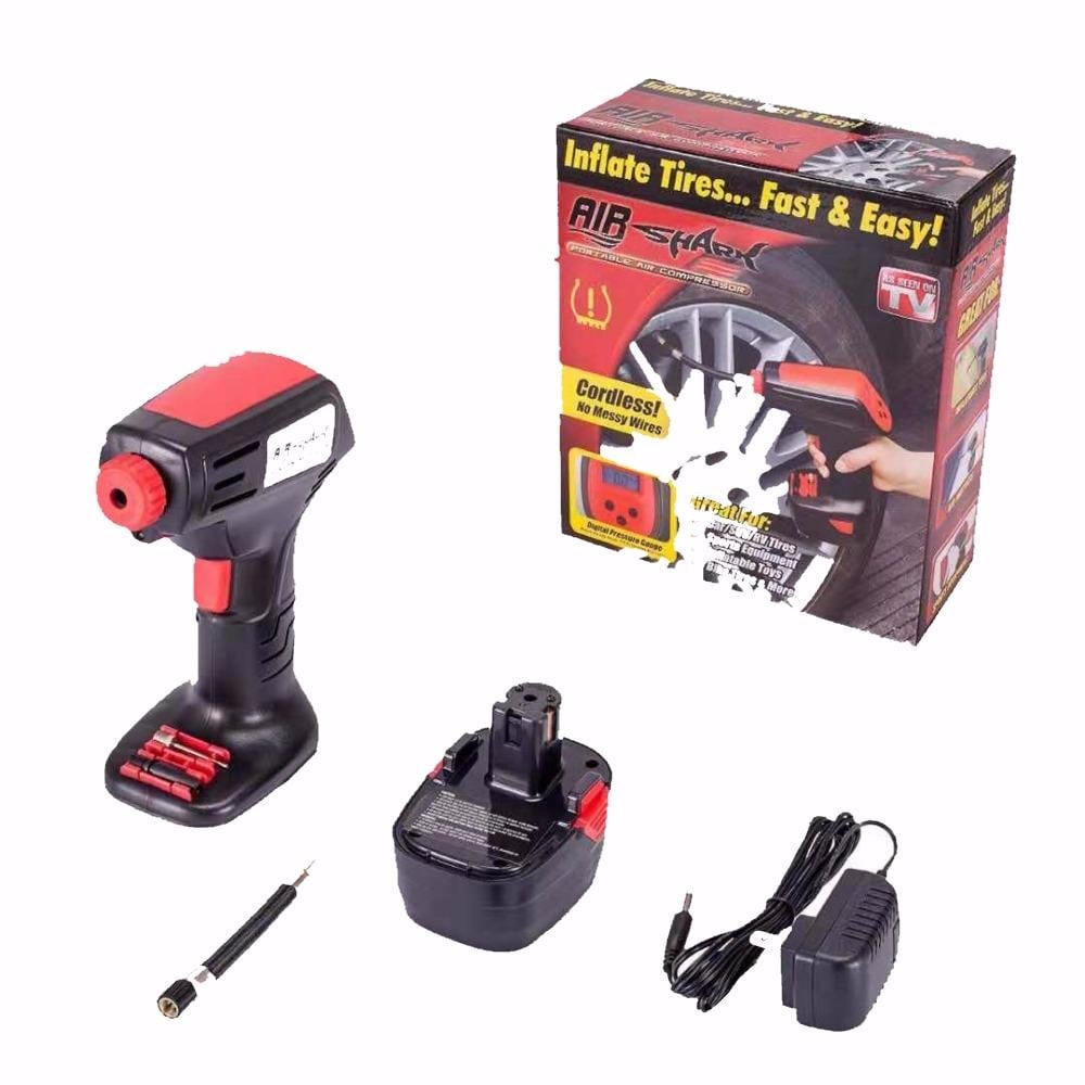 Cordless Air Compressor Inflator  Pump with Digital LCD - worthyhog