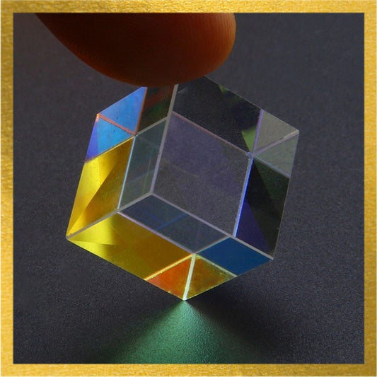 Optical Glass Prism Cube