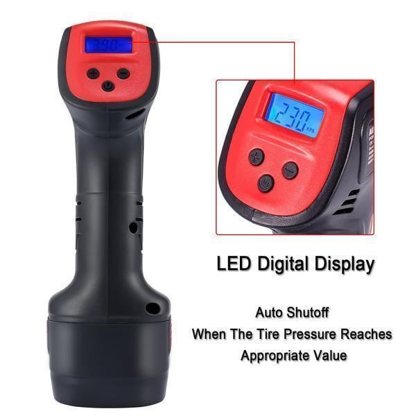 Cordless Air Compressor Inflator  Pump with Digital LCD - worthyhog