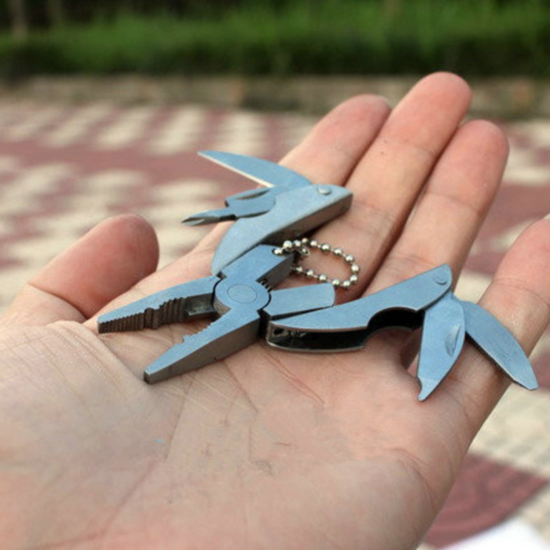 Multifunction Pocket Plier Tool Keychain