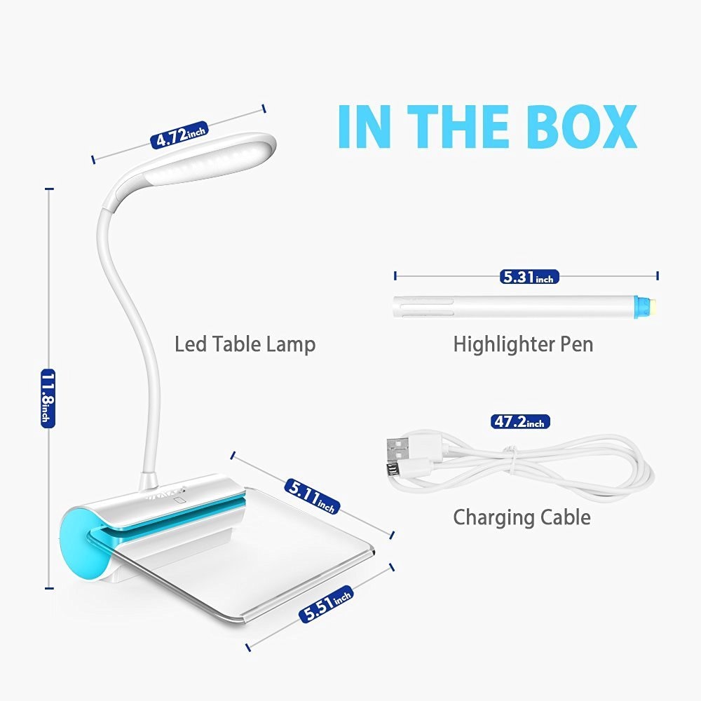 Desk Lamp LED Light with Message Board - worthyhog