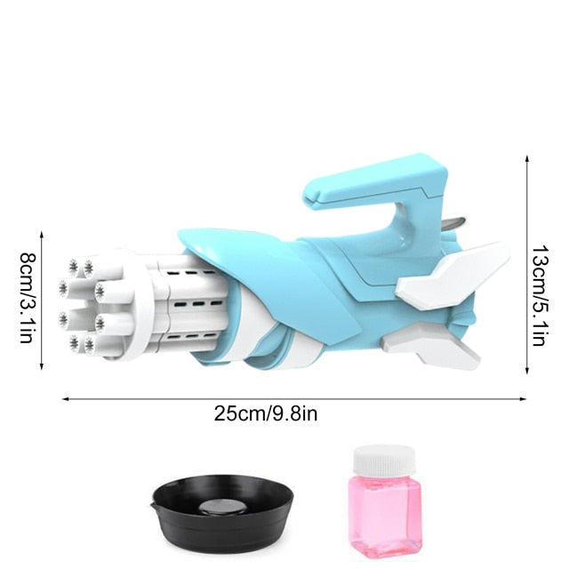 High Quality Automatic Bubble Blowing Gun (Chidren safe)