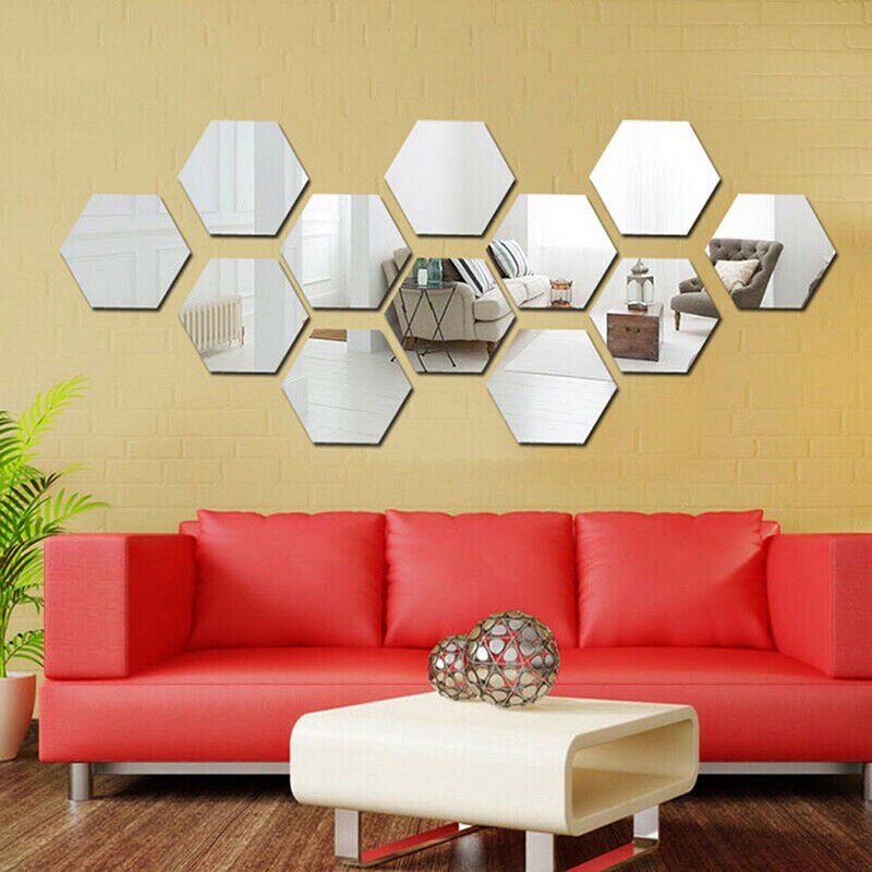 Mirror Background Wall Sticker