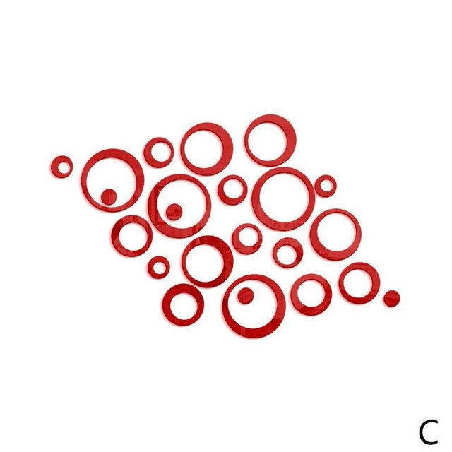 3D DIY circle wall sticker