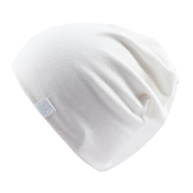 Plain Knitted Cotton Skullies Beanies For Kid Children Embroidery Crown Hat Cap Girls Boys Spring Autumn Outdoor Caps - worthyhog