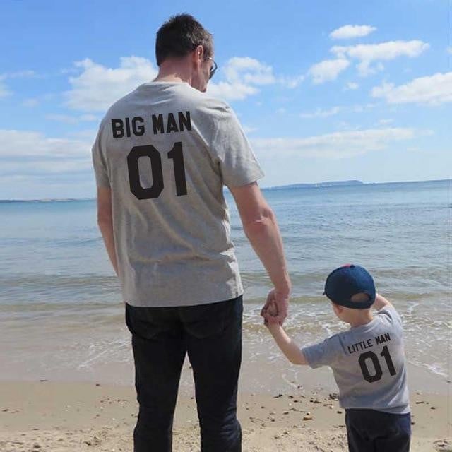 Big Man Little Man Family Matching Outfits - worthyhog