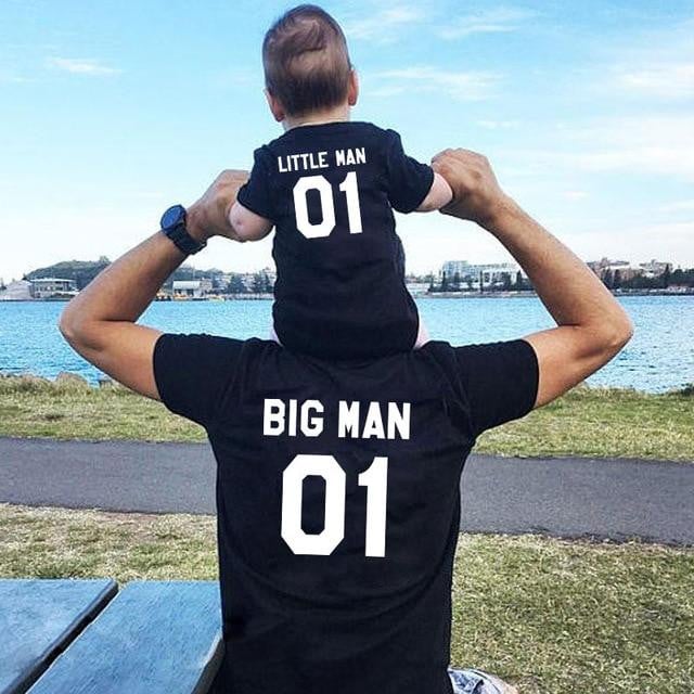 Big Man Little Man Family Matching Outfits - worthyhog