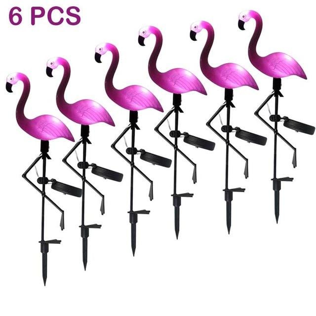 Solar Flamingo Lights - worthyhog