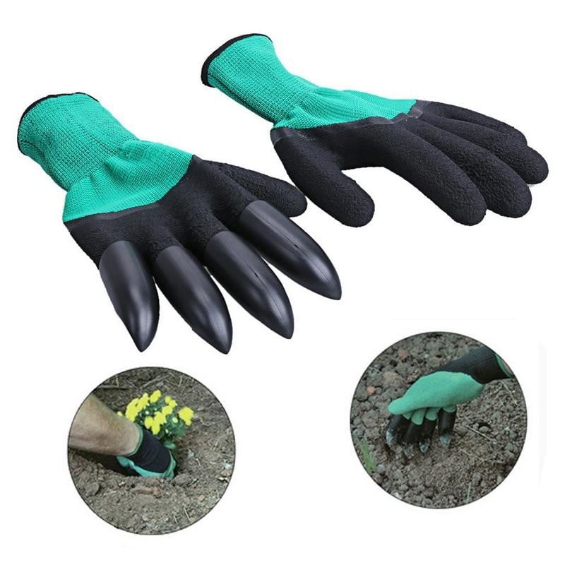 Garden Rubber Gloves With Claws - worthyhog