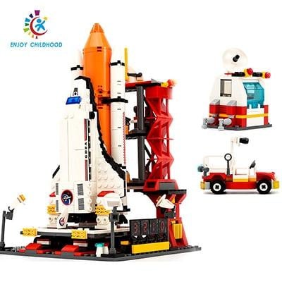 Space Shuttle Launch Center Bricks Building Block - worthyhog