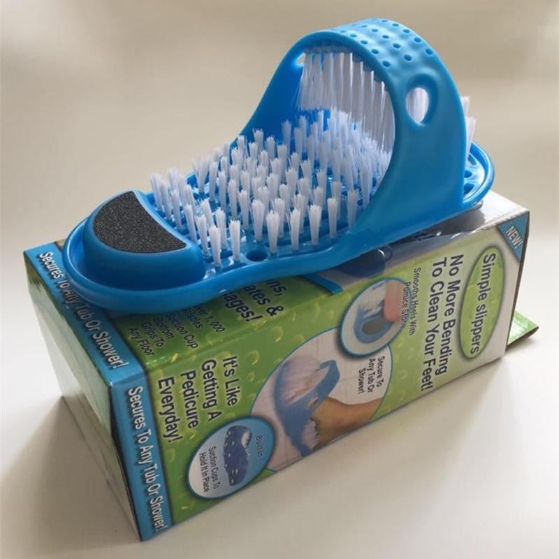 Bathroom Slippers Foot Brush - worthyhog
